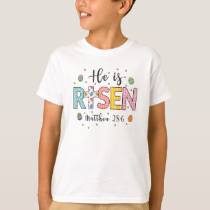 Camiseta Ele é Risen Jesus Felz pascoa Cristão