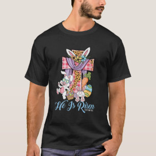 Camiseta Ele é Risen Kids Leopard Cross Felz pascoa