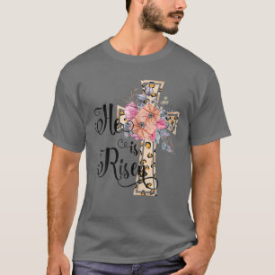 Camiseta Ele É Risen Leopard Christian Felz pascoa
