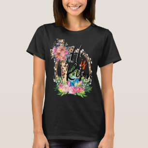 Camiseta Ele É Risen Leopard Rainbow Christian Jesus Feliz