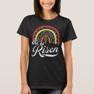 Camiseta Ele é Risen Leopard Vintage Cross Vintage Happy Ea