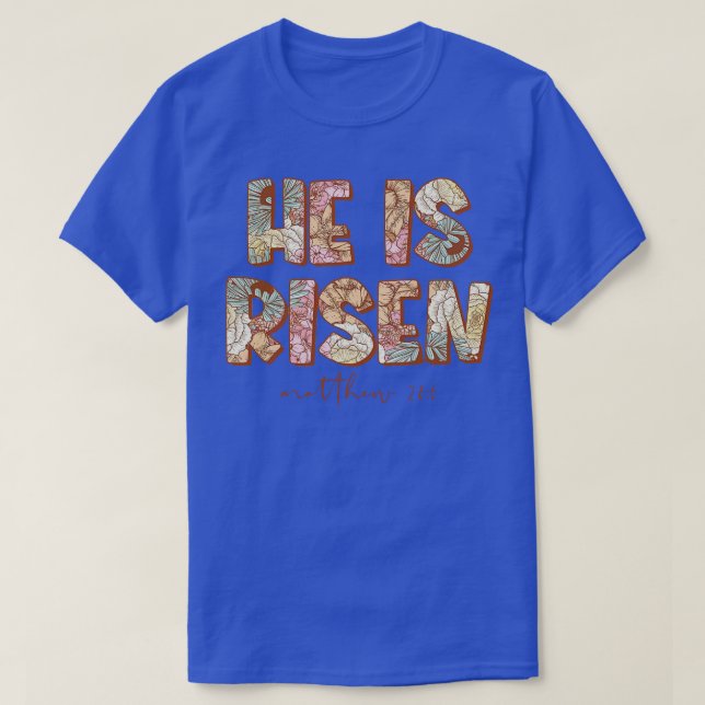 Camiseta Ele É Risen Matthew (Frente do Design)