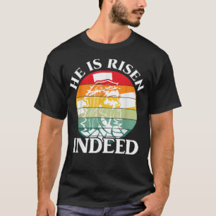 Camiseta Ele é Risen Na Verdade Presente no Dia da Páscoa R