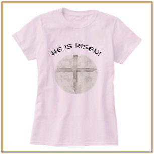 Camiseta Ele É Risen Páscoa Cruz
