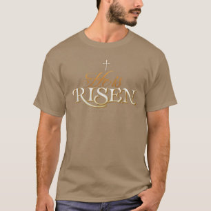 Camiseta Ele é RisenEaster Jesus 87