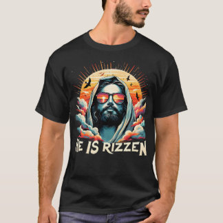 Camiseta Ele É Rizzen Christian É Rizzen Retro Acredita Em