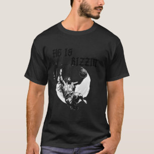 Camiseta Ele é Rizzin Engraçado Jesus, Membro de Basquete, 