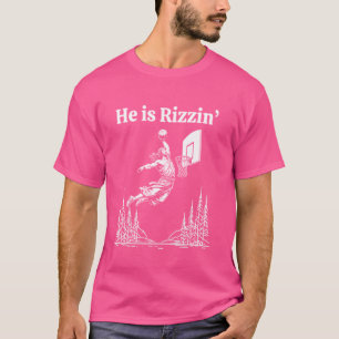 Camiseta Ele É Rizzin Engraçado Jesus Meme Ele É Rizzen