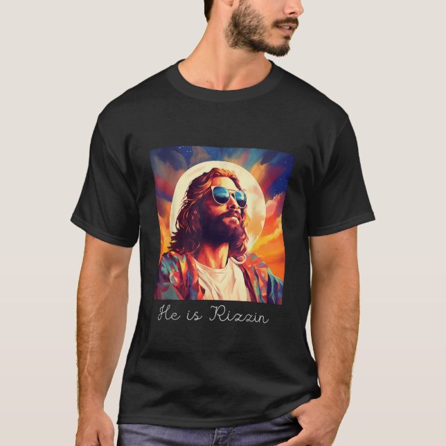 Camiseta Ele É Rizzin Jesus É Pequeno (Frente)