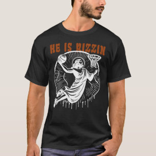 Camiseta Ele é Rizzin, Jesus engraçado jogando basquete