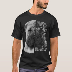 Camiseta Ele É Seu Amigo Seu Parceiro Seu Cachorro Shar Pe