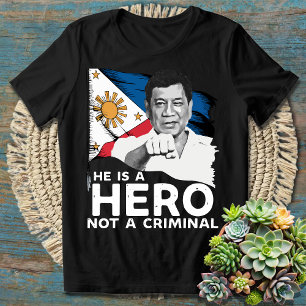 Camiseta Ele É Um Herói Não Um Criminoso - Nós Defendemos