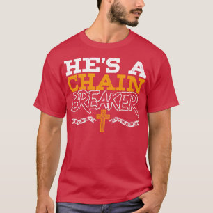 Camiseta Ele É Um Servidor Religioso Cristão De Quebra-Corr