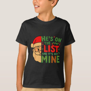 Camiseta Ele Está Na Lista E Não É Meu Homens Mulheres