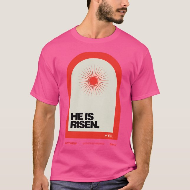 Camiseta Ele Está Risen (Frente)
