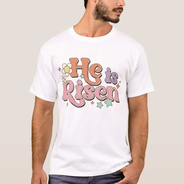 Camiseta Ele Está Risen (Frente)
