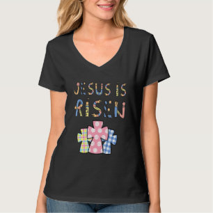 Camiseta Ele Está Risen Jesus Felz pascoa de ressurreição d