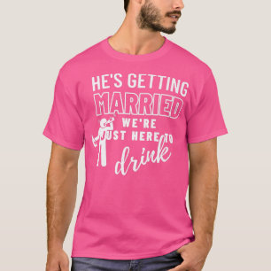 Camiseta Ele Está Se Casando Festa de Casamento Festa de De