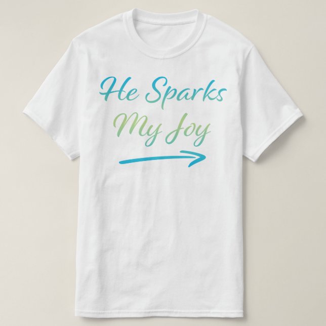 Camiseta Ele Ganha Minha Alegria (Frente do Design)