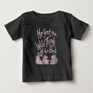Camiseta Ele Mandou as Coisas Selvagens para a Cama - Rosa