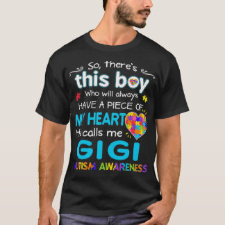 Camiseta Ele me chama de Gigi Shirt - Consciência do Autism