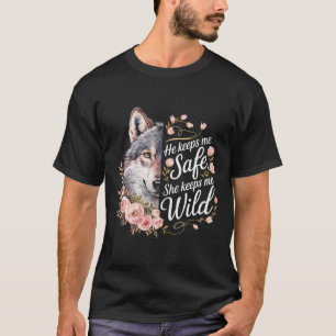 Camiseta Ele Me Mantém Seguro Ela Me Mantém Amante de Arte