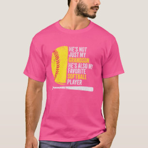Camiseta Ele Não É Apenas Meu Neto, Ele Também É Meu Favori