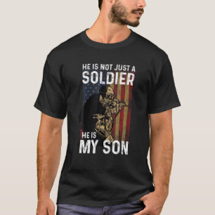 Camiseta Ele Não É Apenas Um Soldado, É Meu Filho Sol Mi