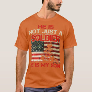 Camiseta ele não é apenas um soldado, ele é meu filho Fla A