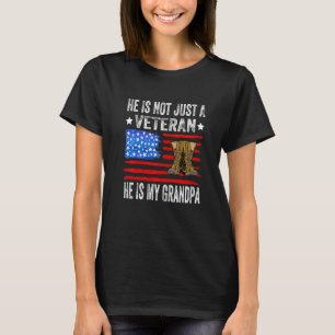 Camiseta Ele Não É Apenas Um Veterano. Ele É Meu Avô.