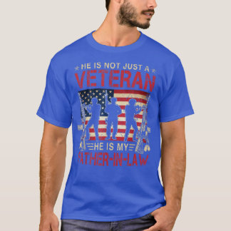 Camiseta Ele Não É Apenas Um Veterano. Ele É Meu Pai De Dir