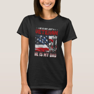 Camiseta Ele não é apenas um veterano. Ele é minha família