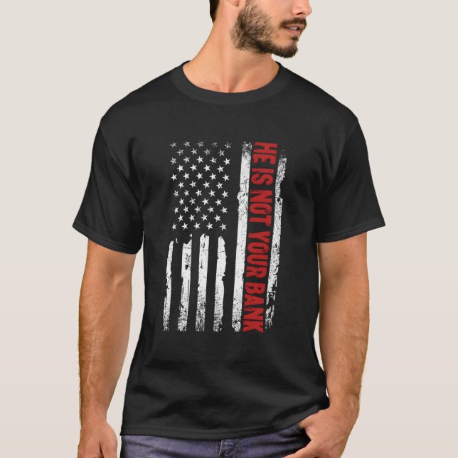 Camiseta Ele Não É Seu Banco (Frente)