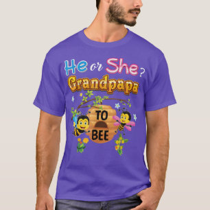Camiseta Ele Ou Ela Avô Para Ser Sexo Reveal Baby F