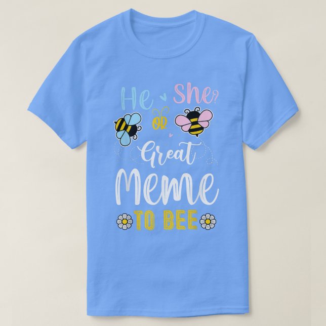 Camiseta Ele Ou Ela Excelente-Se Para Ser Uma Revelação De  (Frente do Design)