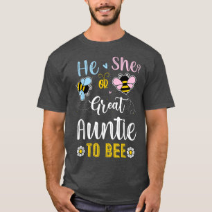 Camiseta Ele Ou Ela Excelente Tia De Ser Uma Revelação De G