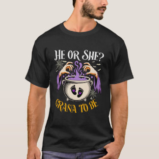 Camiseta Ele ou Ela Grana para Ser Revelação de Bebê Fantas
