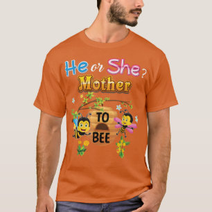 Camiseta Ele Ou Ela Mãe Para Ser Sexo Revela Bebê Mama