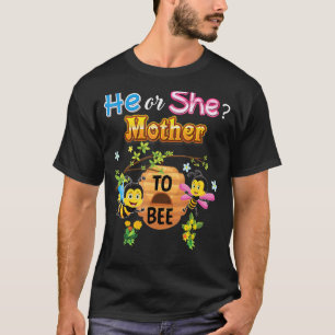 Camiseta Ele Ou Ela Mãe Para Ser Sexo Revela Bebê Mama