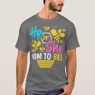 Camiseta Ele Ou Ela Mãe Para Ser Sexo Revelam Mamães