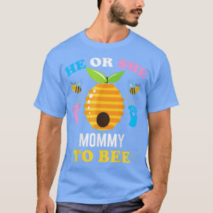 Camiseta Ele Ou Ela Mamãe Para O Sexo De Abelhas Revelam O 