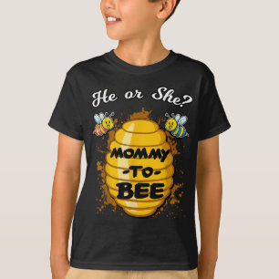 Camiseta Ele Ou Ela Mamãe Para Ser Sexo Anunciando Amor Sh