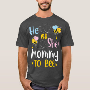 Camiseta Ele Ou Ela Mamãe Para Serem Revelação De Gênero