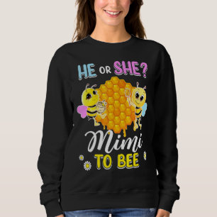 Camiseta Ele Ou Ela Mimi Para Ser Sexo Revele Chá de fralda