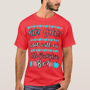 Camiseta Ele Ou Ela O Que Será A Nossa Pequena Abóbora