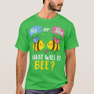 Camiseta Ele Ou Ela O Que Será O Gênero Revelará O Bebê Ann