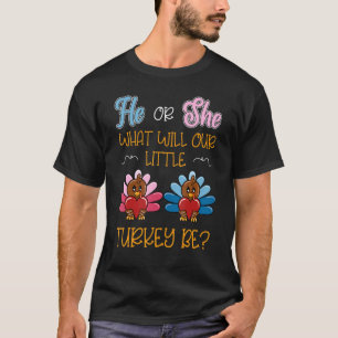 Camiseta Ele Ou Ela O Que Será O Nosso Pequeno Turco De Gra