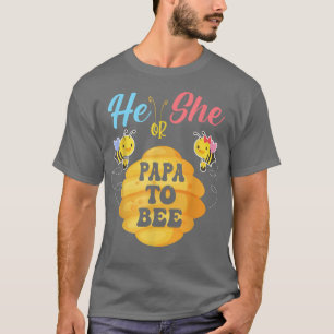 Camiseta Ele Ou Ela Papá Para Ser O Que Será O Gênero Reve