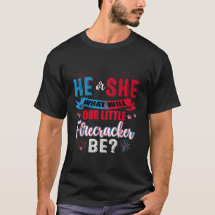 Camiseta Ele Ou Ela Será O Nosso Pequeno Físico Sexo