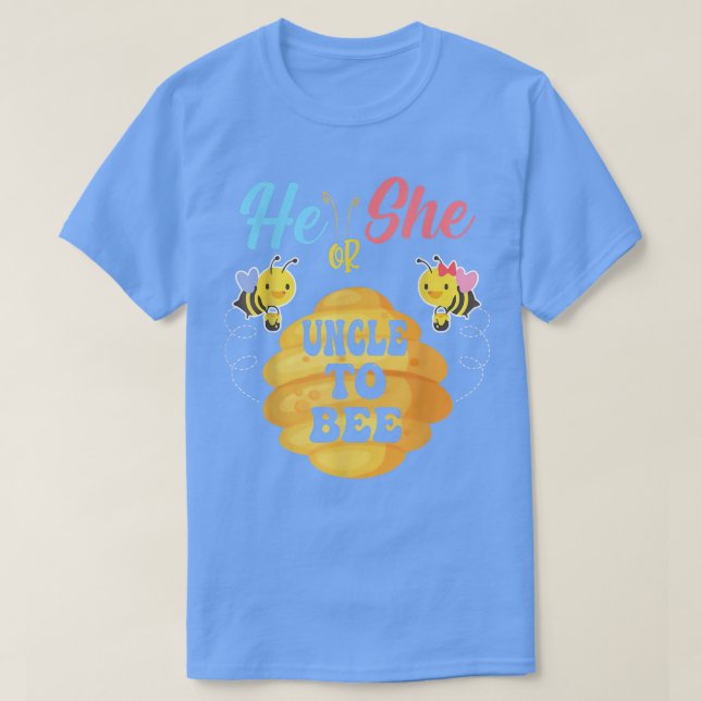 Camiseta Ele Ou Ela Tio Ser O Que Será Que Será O Gênero Re (Frente do Design)